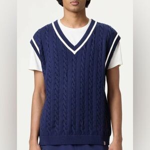FILA Baseline Cable Knit Vest
